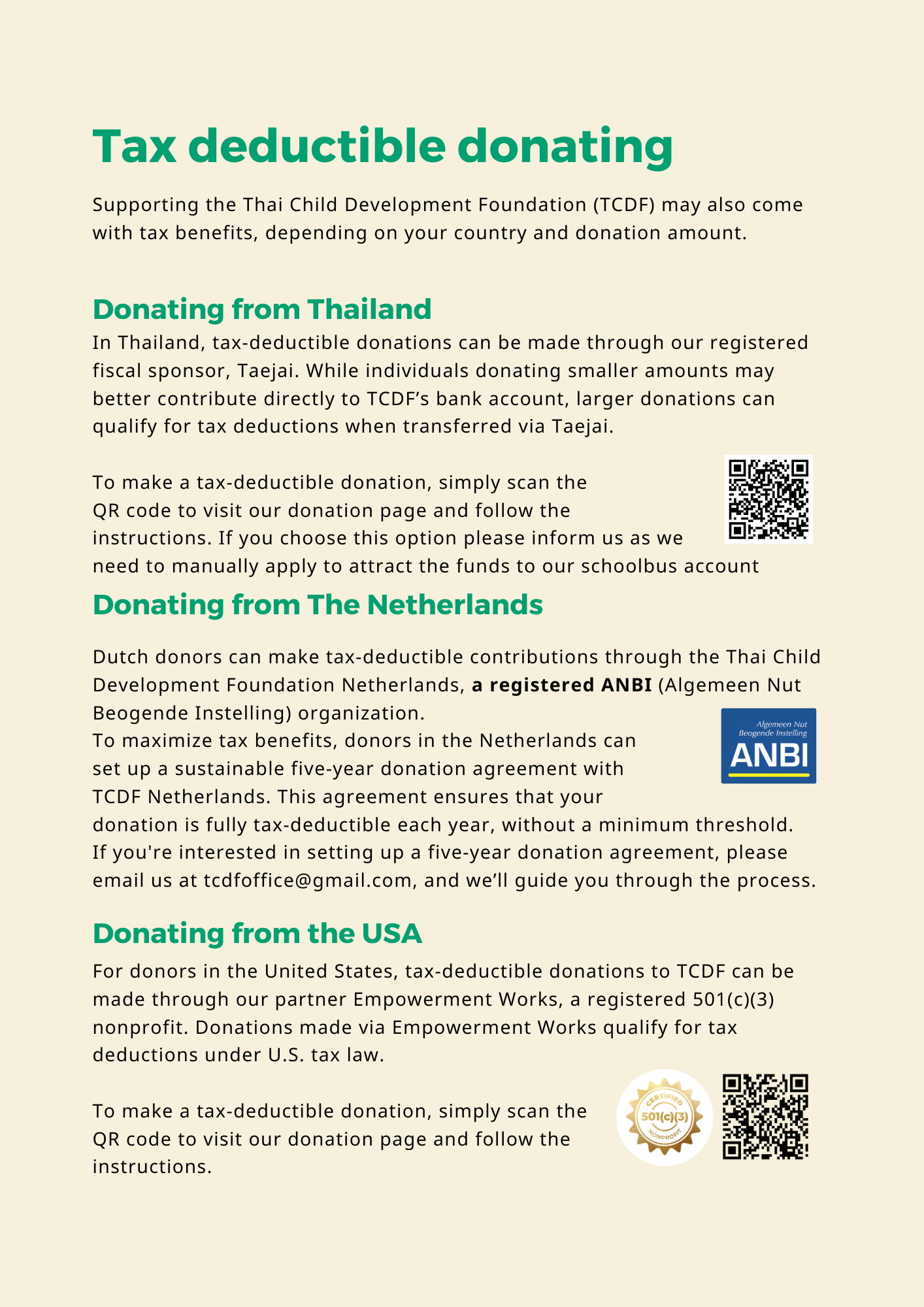 Why your support is critical