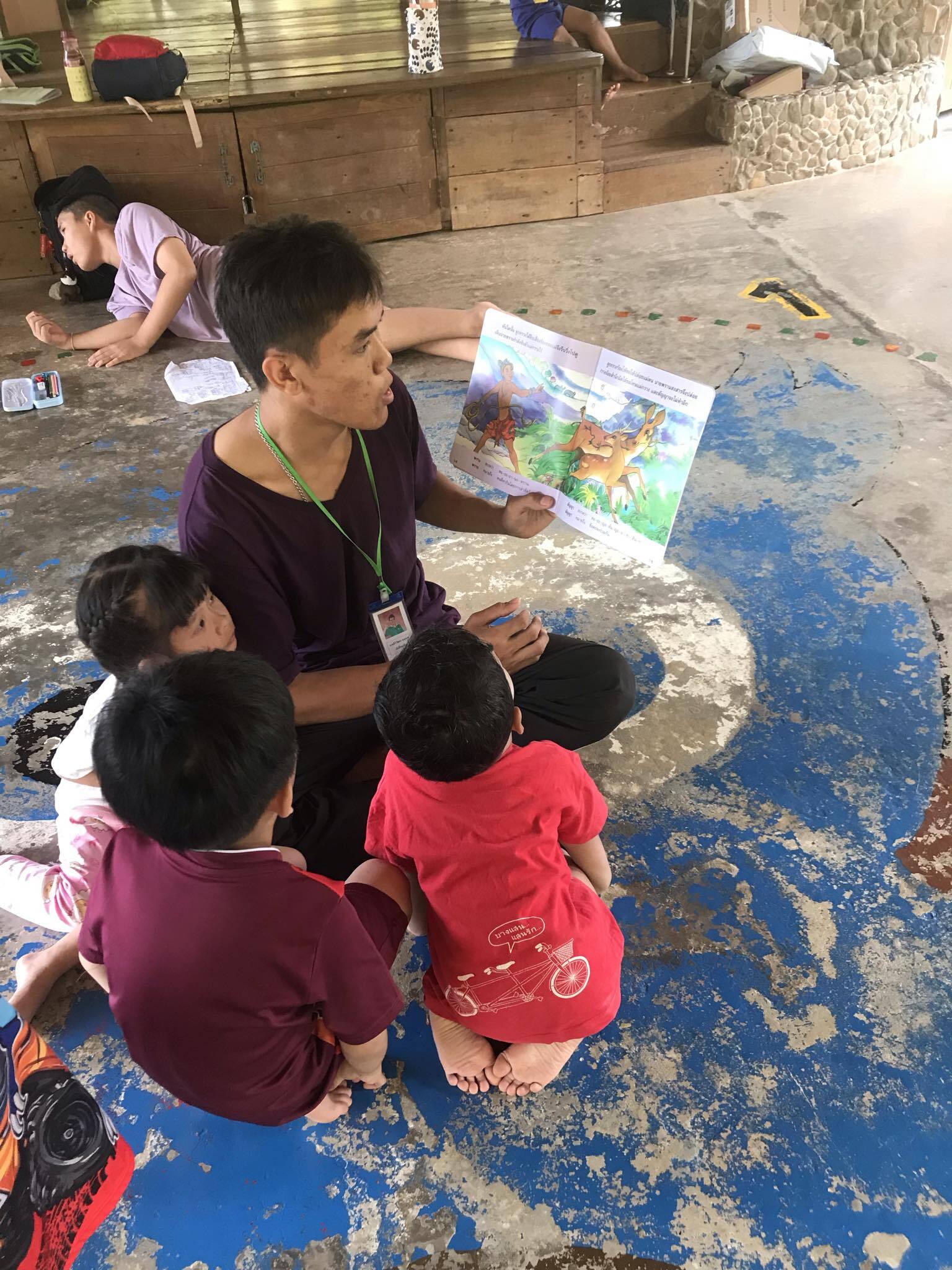 Nong Man, 19, special needs student